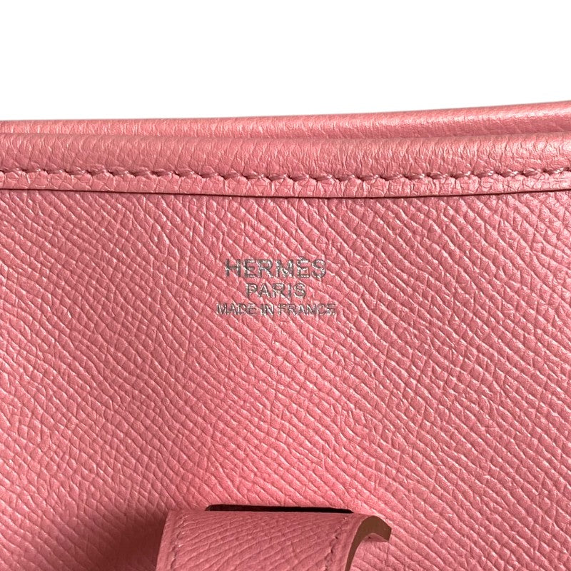 エルメス HERMES エヴリン3 GM □Q刻 ローズコンフェッティ シルバー金具 エプソン レディース ショルダーバッグ