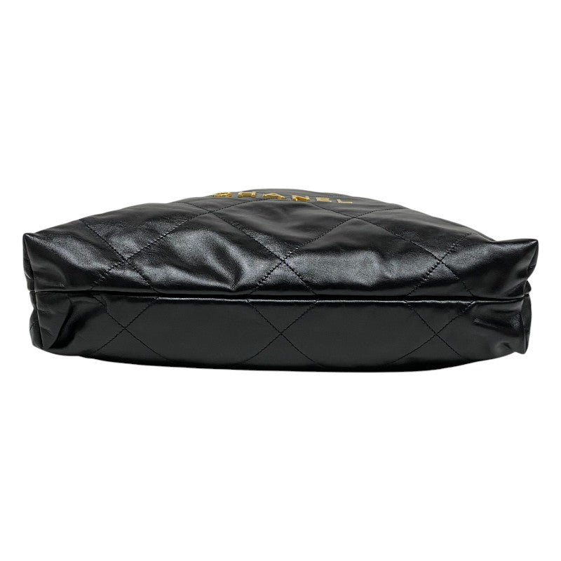 シャネル CHANEL CHANEL22 バックパック AS3859 ブラック ゴールド金具 シャイニーカーフ レディース リュック デイパック