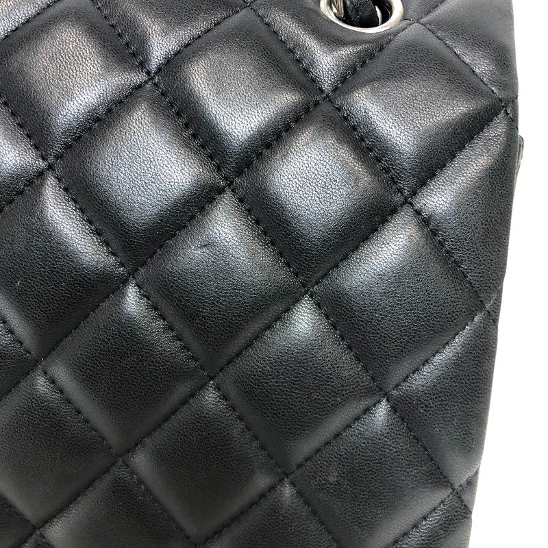 シャネル CHANEL マトラッセ34 A58601 ブラック シルバー金具 ラムスキン レディース ショルダーバッグ