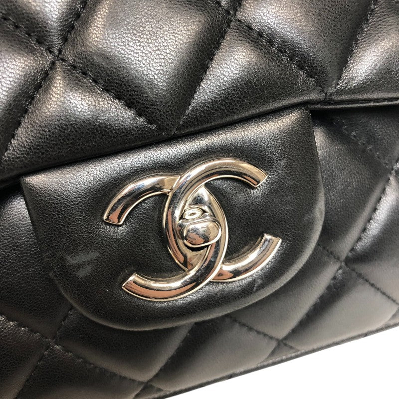シャネル CHANEL マトラッセ34 A58601 ブラック シルバー金具 ラムスキン レディース ショルダーバッグ
