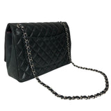 シャネル CHANEL マトラッセ34 A58601 ブラック シルバー金具 ラムスキン レディース ショルダーバッグ