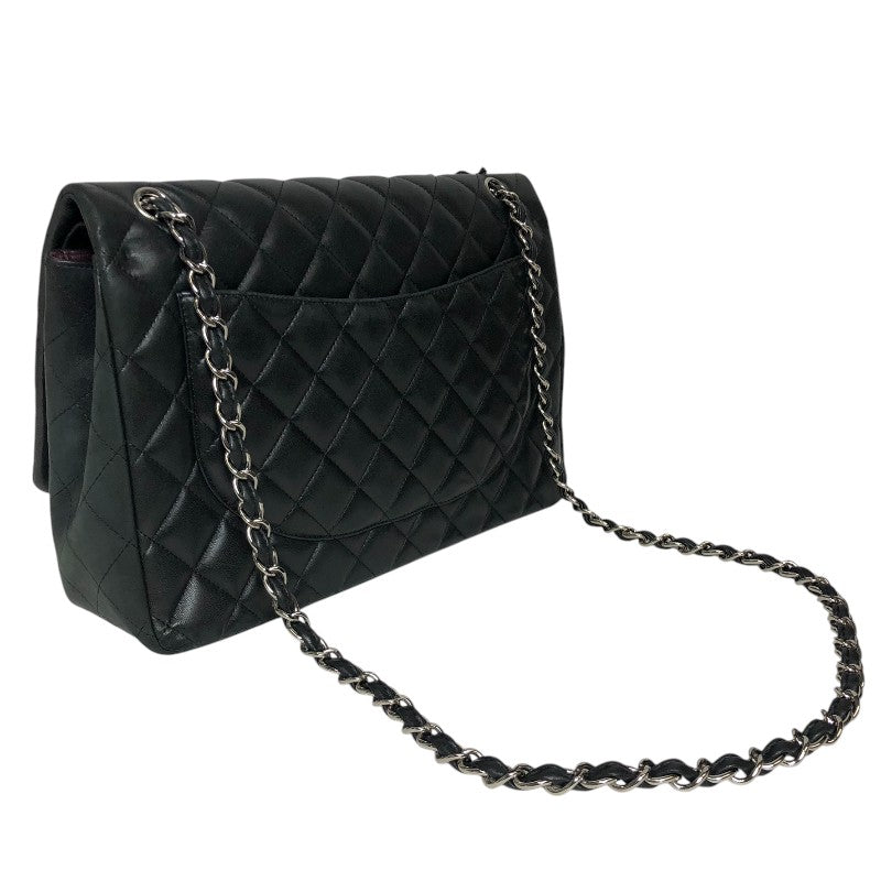 シャネル CHANEL マトラッセ34 A58601 ブラック シルバー金具 ラムスキン レディース ショルダーバッグ