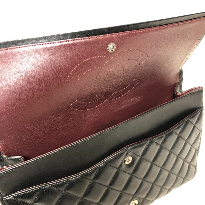 シャネル CHANEL マトラッセ34 A58601 ブラック シルバー金具 ラムスキン レディース ショルダーバッグ
