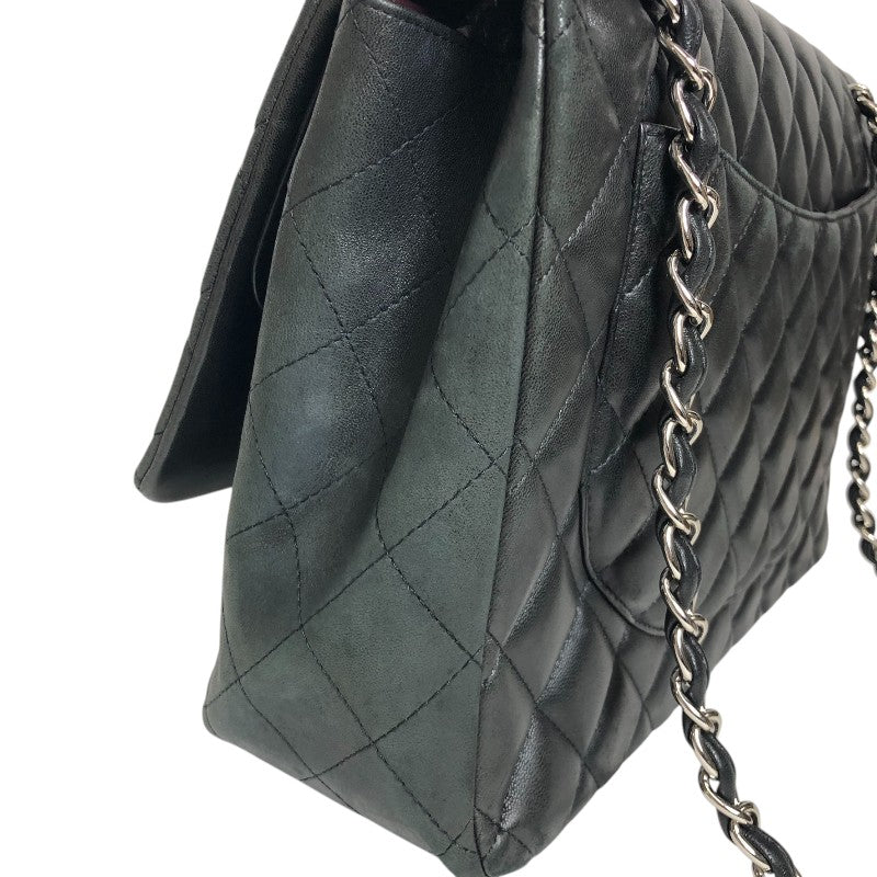シャネル CHANEL マトラッセ34 A58601 ブラック シルバー金具 ラムスキン レディース ショルダーバッグ