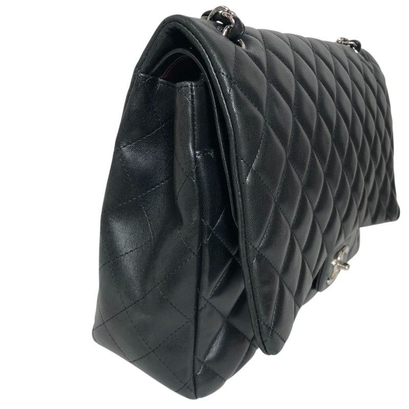 シャネル CHANEL マトラッセ34 A58601 ブラック シルバー金具 ラムスキン レディース ショルダーバッグ