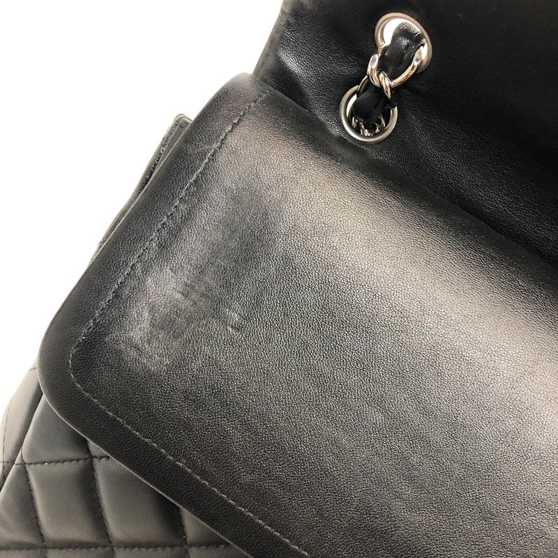 シャネル CHANEL マトラッセ34 A58601 ブラック シルバー金具 ラムスキン レディース ショルダーバッグ