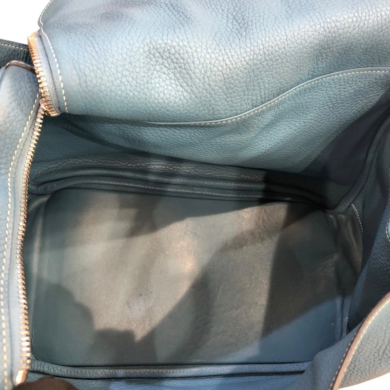 エルメス HERMES リンディ34 □R刻 ブルージーン SV金具 トリヨンクレマンス ユニセックス ショルダーバッグ