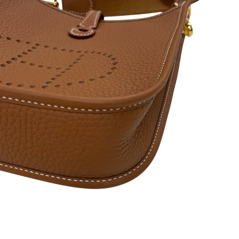 エルメス HERMES エヴリンTPM W刻 ゴールド ゴールド金具