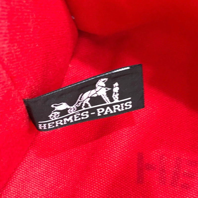 エルメス HERMES ミニカパス レッド トワルシェブロン ユニセックス その他ファッション雑貨