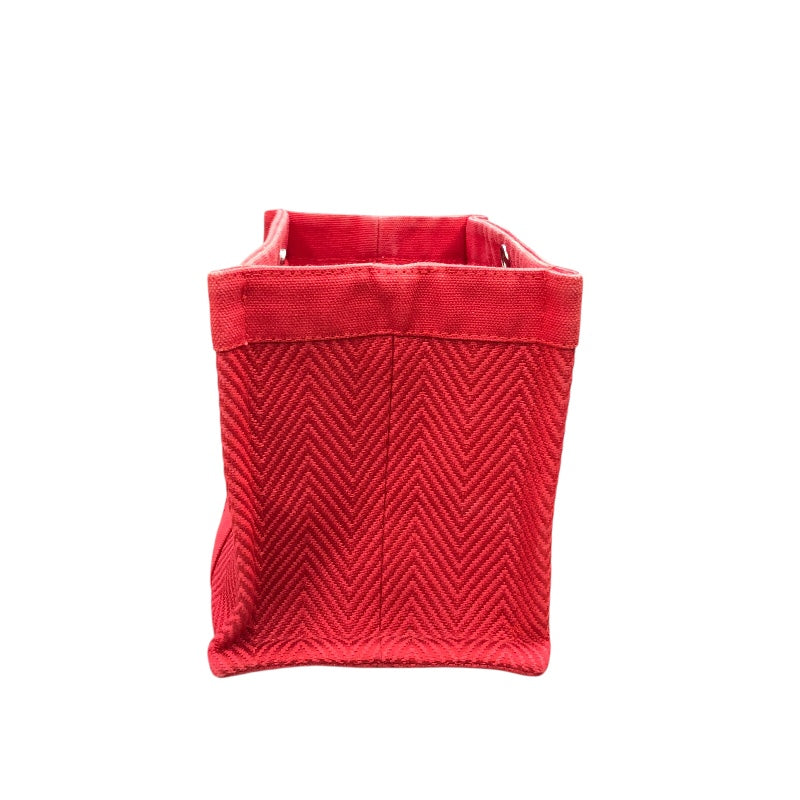 エルメス HERMES ミニカパス レッド トワルシェブロン ユニセックス その他ファッション雑貨