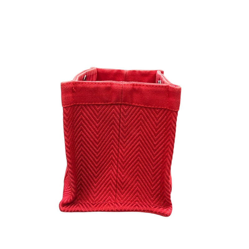 エルメス HERMES ミニカパス レッド トワルシェブロン ユニセックス その他ファッション雑貨