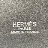 エルメス HERMES ポタモスカバスPM ブルー/ブラック トワル/レザー ユニセックス ハンドバッグ