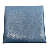 エルメス HERMES バスティア  Y刻 ブルードガリス/SV金具 シェーブル レディース コインケース
