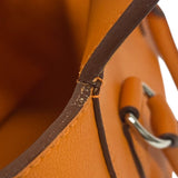 エルメス HERMES ツールボックス20 □N刻 オレンジポピー スイフト レディース ハンドバッグ