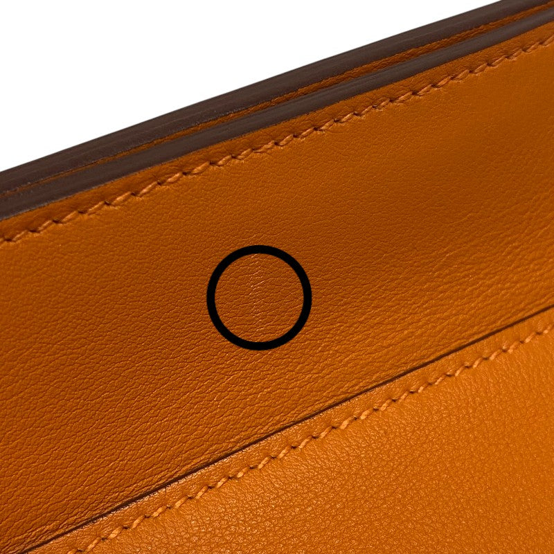 エルメス HERMES ツールボックス20 □N刻 オレンジポピー スイフト レディース ハンドバッグ