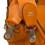 エルメス HERMES ツールボックス20 □N刻 オレンジポピー スイフト レディース ハンドバッグ