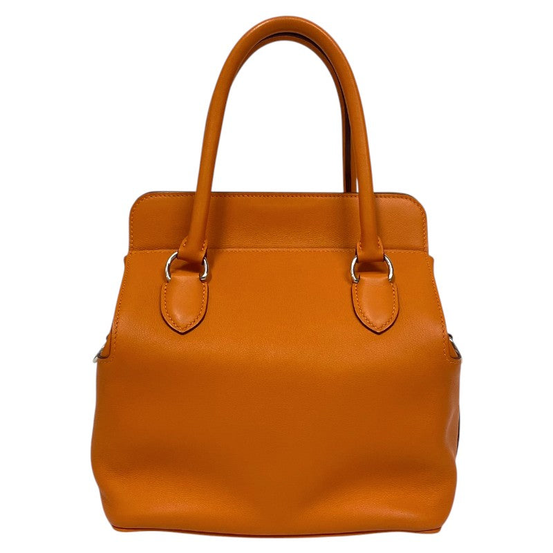 エルメス HERMES ツールボックス20 □N刻 オレンジポピー スイフト レディース ハンドバッグ