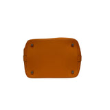 エルメス HERMES ツールボックス20 □N刻 オレンジポピー スイフト レディース ハンドバッグ