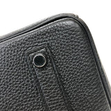 エルメス HERMES バーキン35 □Q刻 ブラック シルバー金具 トゴ レディース ハンドバッグ
