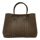 エルメス HERMES ガーデンパーティTPM □N刻 エトゥープ シルバー金具 ネゴンダ レディース トートバッグ