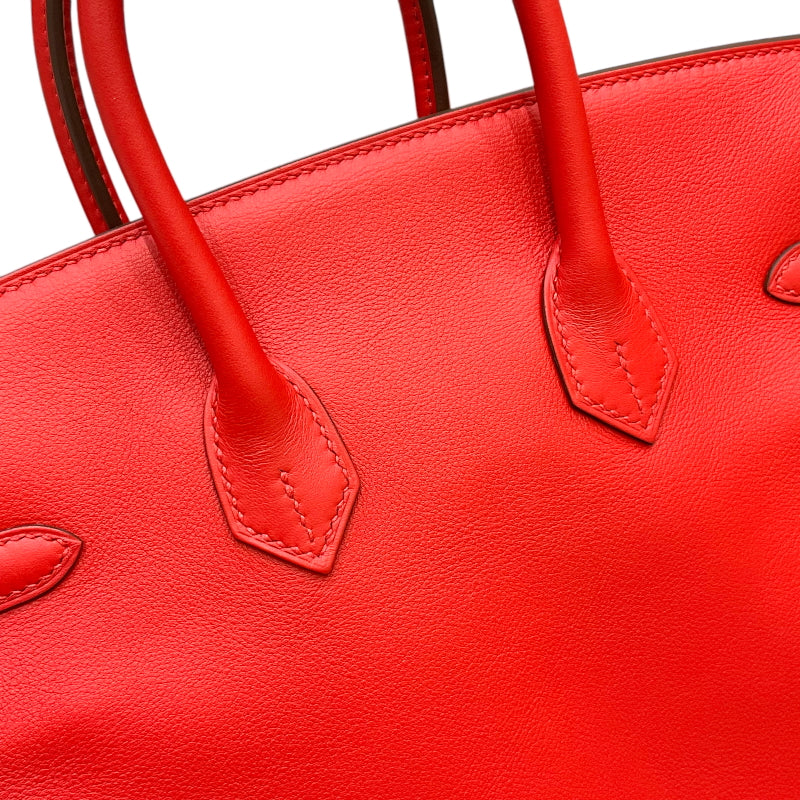 エルメス HERMES バーキン25 Y刻印 ルージュクー ゴールド金具 スイフト レディース ハンドバッグ