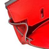 エルメス HERMES バーキン25 Y刻印 ルージュクー ゴールド金具 スイフト レディース ハンドバッグ