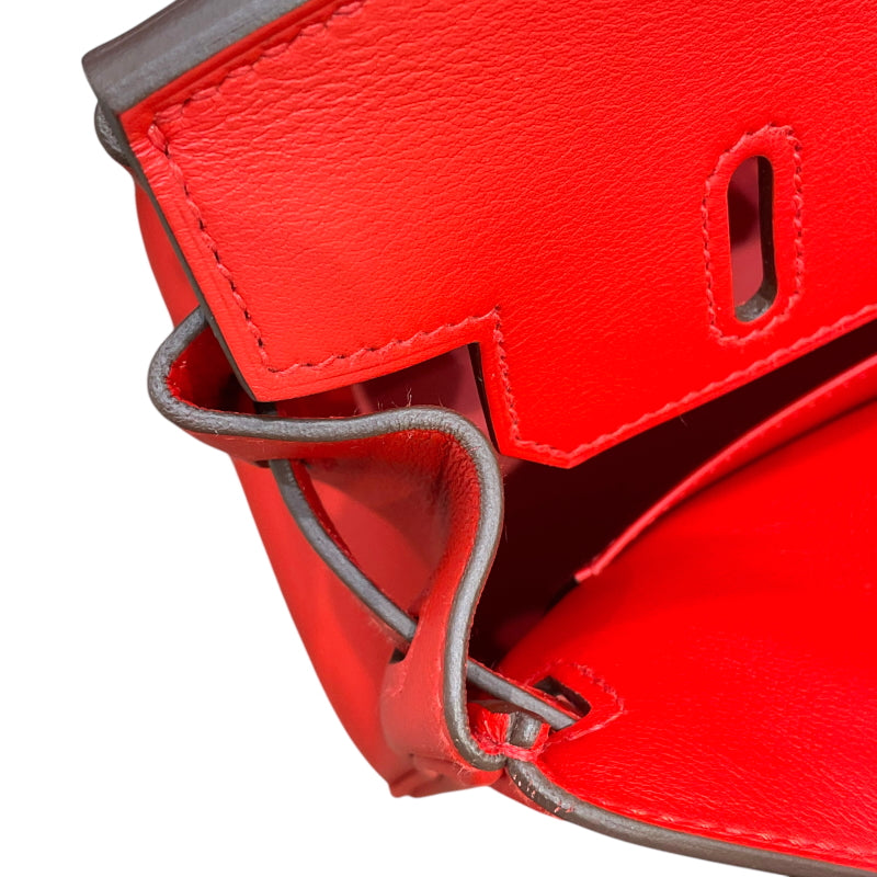 エルメス HERMES バーキン25 Y刻印 ルージュクー ゴールド金具 スイフト レディース ハンドバッグ