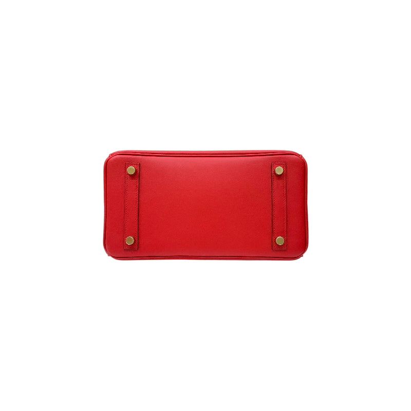 エルメス HERMES バーキン25 Y刻印 ルージュクー ゴールド金具 スイフト レディース ハンドバッグ