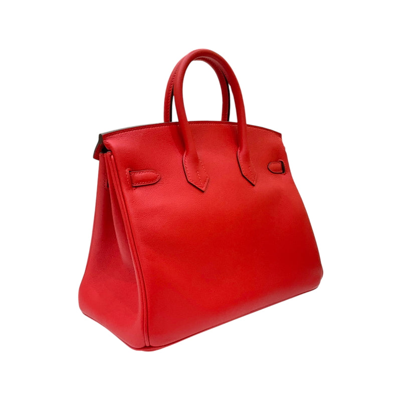 エルメス HERMES バーキン25 Y刻印 ルージュクー ゴールド金具 スイフト レディース ハンドバッグ