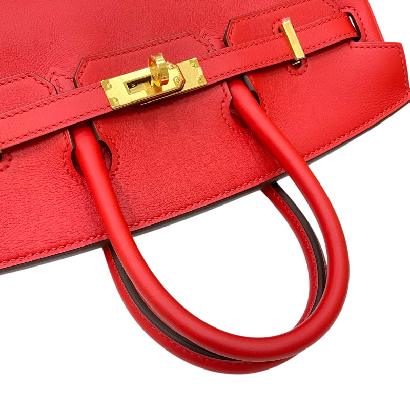 エルメス HERMES バーキン25 Y刻印 ルージュクー ゴールド金具 スイフト レディース ハンドバッグ