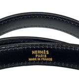 エルメス HERMES ケリー28 〇U刻 ブラック ゴールド金具 ボックスカーフ レディース ハンドバッグ