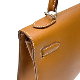 エルメス HERMES ケリー32 外縫い C刻印 ゴールド シルバー金具 エプソン レディース ハンドバッグ