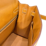 エルメス HERMES ケリー32 外縫い C刻印 ゴールド シルバー金具 エプソン レディース ハンドバッグ