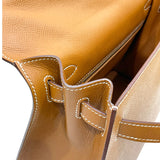 エルメス HERMES ケリー32 外縫い C刻印 ゴールド シルバー金具 エプソン レディース ハンドバッグ