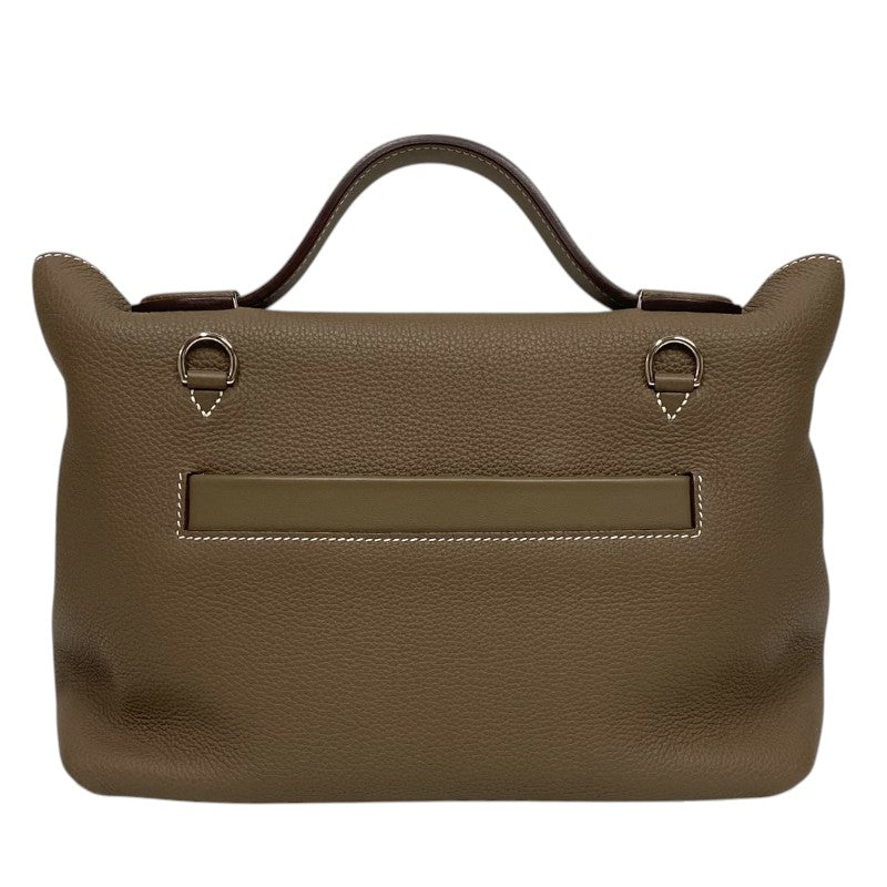 エルメス HERMES ヴァンキャトル29 Z刻 エトゥープ シルバー金具 トリヨン レディース ハンドバッグ