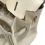 エルメス HERMES バーキン30 A刻印 クレ シルバー金具 エプソン レディース ハンドバッグ