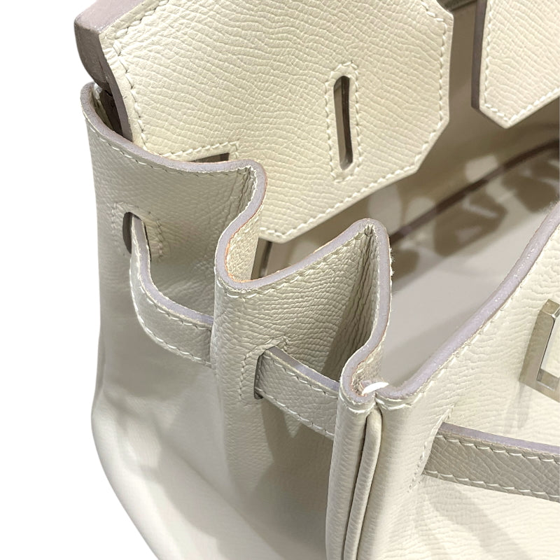 エルメス HERMES バーキン30 A刻印 クレ シルバー金具 エプソン レディース ハンドバッグ