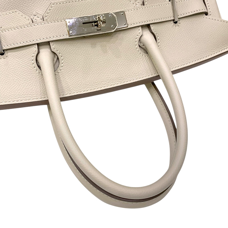 エルメス HERMES バーキン30 A刻印 クレ シルバー金具 エプソン レディース ハンドバッグ