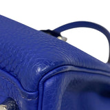 エルメス HERMES ケリー32 内縫い □Q刻 ブルーエレクトリック シルバー金具 トリヨン レディース ハンドバッグ