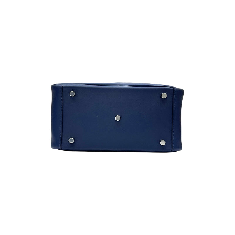 エルメス HERMES リンディ26 ヴェルソ Z刻印 ブルーサフィール×ブルーフリーダ シルバー金具 スイフト レディース ショルダーバッグ