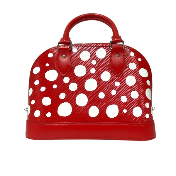 ルイ・ヴィトン LOUIS VUITTON アルマBB LV×YK M21698 レッド×ホワイト シルバー金具 グレインレザー レディース ハンドバッグ