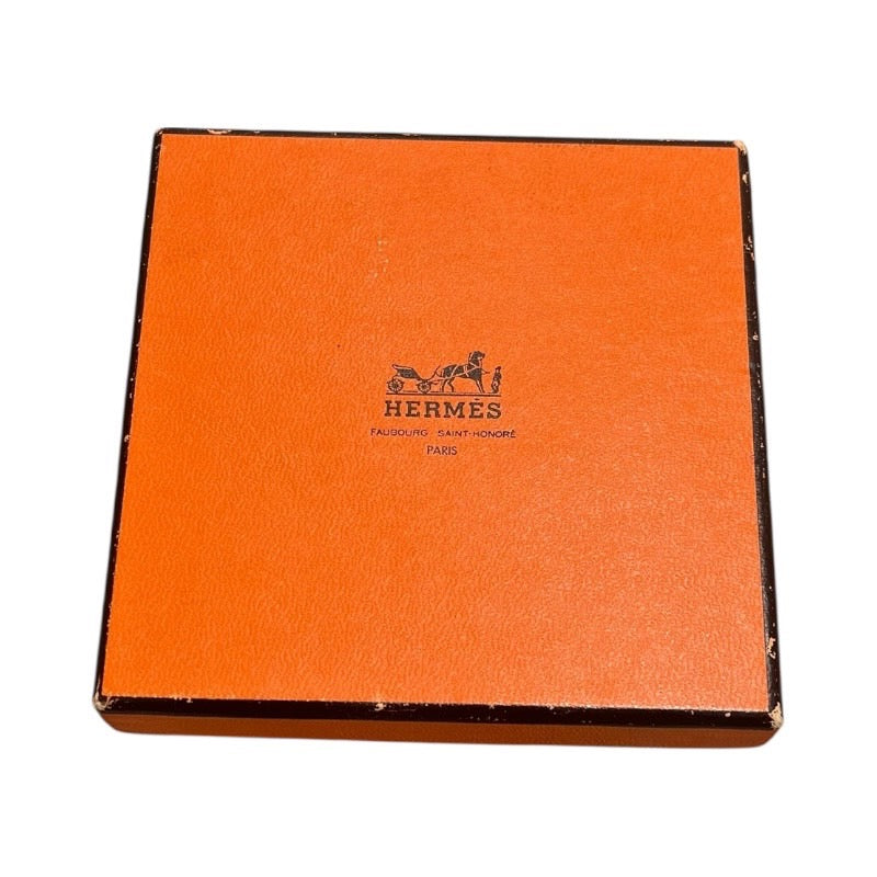 エルメス HERMES メヤンスネックレス ブラウン SV金具 メタル/バッファロー アクセサリー