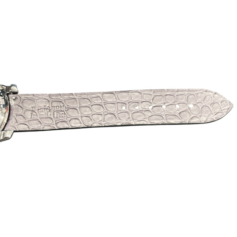 F.P.JOURNE クロノメーター オプティマム fpj011 グレー PT/革ベルト 手巻き メンズ 腕時計