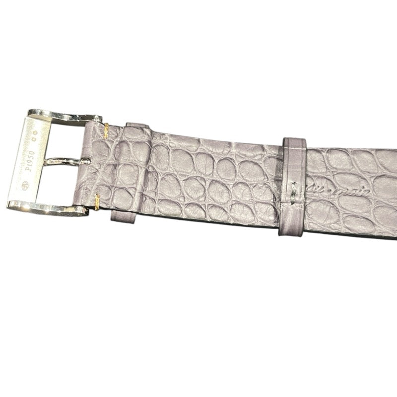 F.P.JOURNE クロノメーター オプティマム fpj011 グレー PT/革ベルト 手巻き メンズ 腕時計