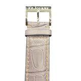 F.P.JOURNE クロノメーター オプティマム fpj011 グレー PT/革ベルト 手巻き メンズ 腕時計
