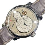 F.P.JOURNE クロノメーター オプティマム fpj011 グレー PT/革ベルト 手巻き メンズ 腕時計