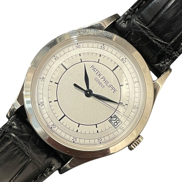 パテック・フィリップ PATEK PHILIPPE カラトラバ 5296G-001 シルバー K18WG メンズ 腕時計