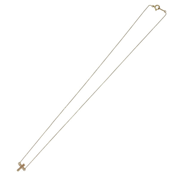 クロスモチーフネックレス K10 ジュエリー