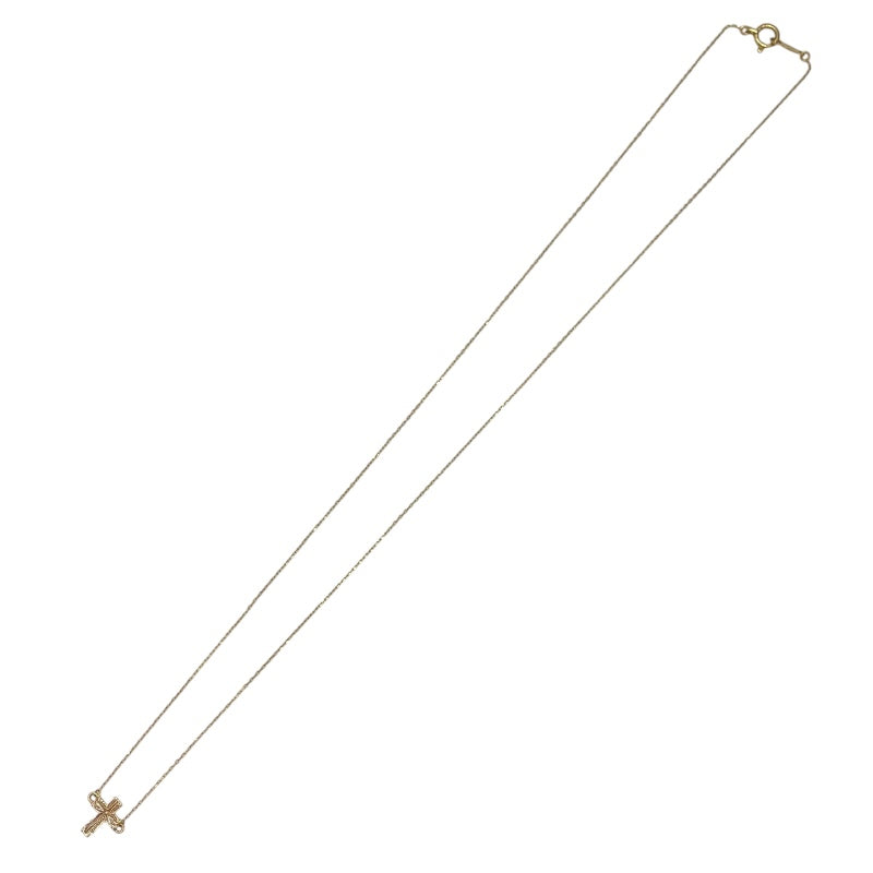 クロスモチーフネックレス K10 ジュエリー
