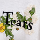 クリスチャン・ディオール Christian Dior ×DENIM TEARS　ロゴ　刺繍Tシャツ 393J696I0849 ホワイト コットン メンズ 半袖Ｔシャツ